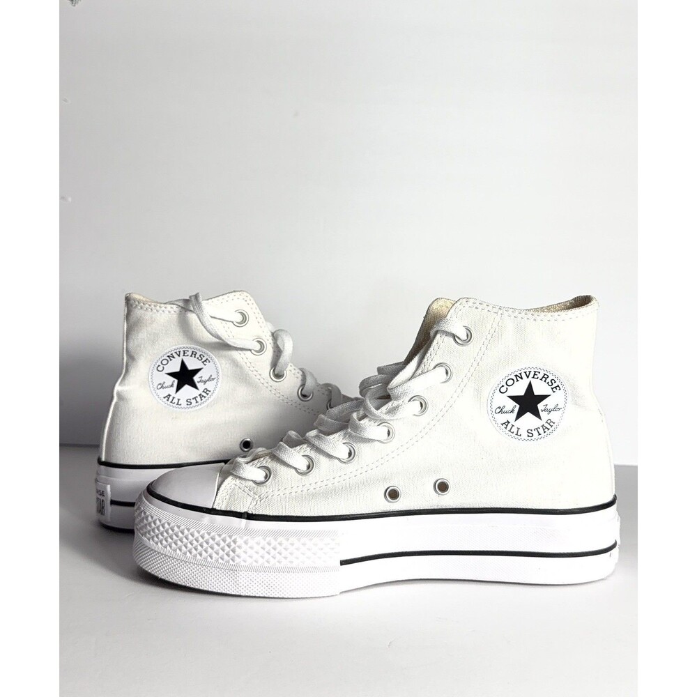 Converse Chuck Taylor All Star Lift Hi Platform Women’s 7.5 White Black